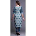 thumbnail image 4 of Bimba Kurti Droite à Panneaux en Coton pour Femmes, Longue Robe Kurti Imprimée, Haut Indien - Petit, 4 of 6