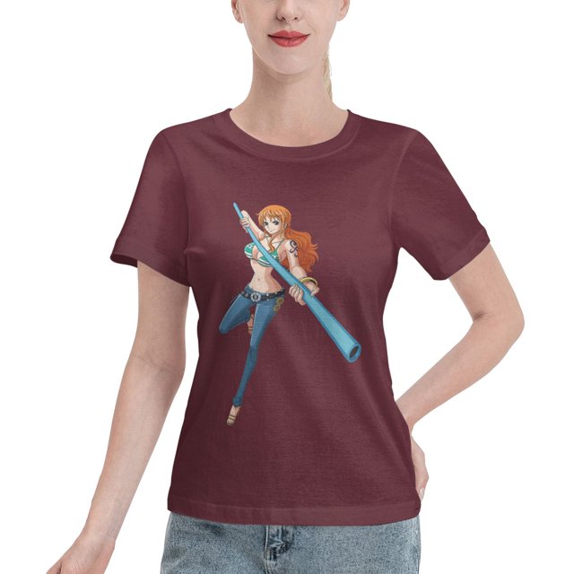Women's Basic Short Sleeve T-Shirt One Piece Nami