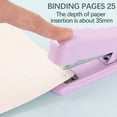 thumbnail image 1 of EGNMCR Back to School, Macaron-colored Stapler Handheld Stapler Labor-saving Stapler Metal Stapler Universal Stapler Multifunctional Stapler Office Stapler Easy-to-use Stapler Efficie Binding machine, 1 of 7