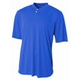 thumbnail image 1 of A4 Tek 2-Button Henley Royal XL, 1 of 1