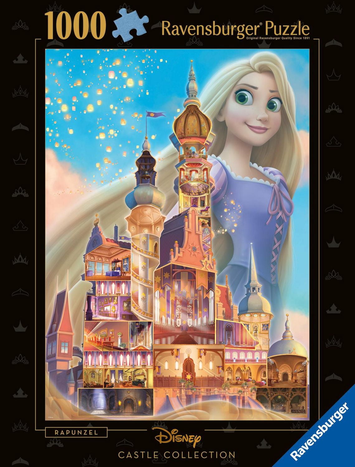 Casse-tête Ravensburger Châteaux Disney : Raiponce