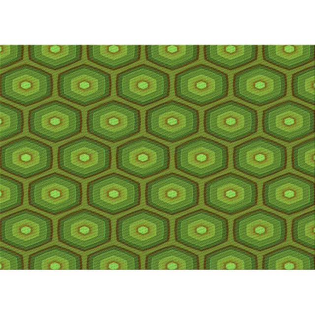 Ahgly Company Machine Washable Indoor Rectangle Transitional Seaweed Green Area Rugs, 4' x 6'