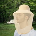 thumbnail image 4 of Chmadoxn Hair Towels,Towel For Hair Mosquito Net Hat Mosquito Net Head Hat Sun Hat With Net Bee Hat Hunting Hat For Outdoor Camping And Gardening fold hode, 4 of 4