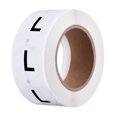 thumbnail image 1 of Unique Bargains Clothing L Large Size Sticker Label Coding Label 25mm/1inch Dia 1 Roll 500 Round Adhesive Labels, 1 of 5