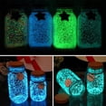 thumbnail image 3 of pitrice Fluorescent Sand Wish Bottle DIY Luminous Powder Resin Particle Glow In The Dark Sand, Yellow, 3 of 9
