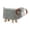 Gray Green, variant on Siruishop Animal Footstool Cartoon Footrest Ottoman for Living Rooms Entryway Playroom White