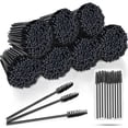 thumbnail image 1 of 600-Pcs Mascara Wands Disposable Eyelash Brush with Container Spoolies for Eyebrows Extensions,Black, 1 of 7