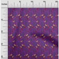 thumbnail image 1 of oneOone Silk Tabby Fabric Leaves & Floral Block Print Fabric By Yard 42 Inch Wide, 1 of 4
