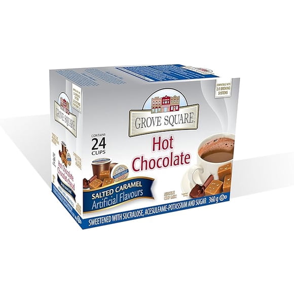 Grove Square Salted Caramel Hot Chocolate Single-Serve Pods 48 count