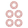 thumbnail image 3 of Redempat Chain Ring - Easy To Install Durable Wide Compatibility - Bike Crank Precise Fit Bicycles Crank 52T red 5Set, 3 of 6