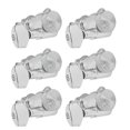 thumbnail image 1 of Guitar Tuning Keys, 6 Pcs Guitar Machine Head Durable Silver 0.7in Handle Width With Screws For Most Guitars For Replacing Old And Damaged Parst 6 Right Peg Set,6 Left Peg Set,3, 1 of 8