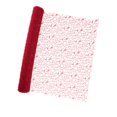 thumbnail image 1 of simhoa Jacquard Net Mesh Creative Floral Wrapper for Florist Supplies Wedding Gifts Red, 1 of 8