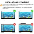 thumbnail image 2 of HiTauing Aquarium Heater, Upgraded 300W/500W Fish Tank Heater with Intelligent Leaving Water Automatically Stop Heating and Advanced Temperature Control System, Suitable for Saltwater and Freshwater, 2 of 8
