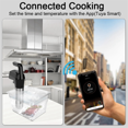 thumbnail image 4 of Vacuum Sous Vide Cooker LCD Touch Digital Display Immersion Circulator Accurate Cooking Waterproof Slow Cooker A US Plug, 4 of 7