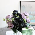 thumbnail image 4 of Staron Peonies Artificial Flowers Black Bouquets Silk Fake Flowers for Centerpiece Table Decorations Home Wedding Spring Decor, 4 of 5