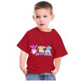 thumbnail image 2 of Penkiiy Garçons Filles T-Shirts de Pâques T-Shirt Manches Courtes Haut T-Shirts Graphiques Amusants 13 Ans Rouge, 2 of 6