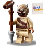 LEGO Star Wars: Minifig Tusken Raider avec le bâton de Gaffi