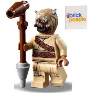 LEGO Star Wars: Minifig Tusken Raider avec le bâton de Gaffi