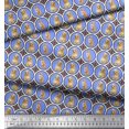 thumbnail image 3 of Soimoi Polyester Crepe Fabric Floral,Dog & Cat Animal Print Fabric by The Yard 52 Inch Wide, 3 of 3