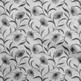 thumbnail image 1 of oneOone Cotton Jersey Gray Fabric Florals Craft Projects Decor Fabric Printed By The Yard 58 Inch Wide, 1 of 5