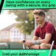 thumbnail image 3 of ADV FeltTac Dry Tennis Overgrips, Pro Grip Tape That Stays Dry & Absorbs Sweat with Velvety Comfort, Overgrip for Tennis Racquet, 30 Pack, Multi-Color, 3 of 5
