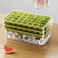 thumbnail image 4 of EGNMCR Kitchen Gadgets, Kitchen Accessories, Kitchen Utensils Easy Release Ice Cubes Tray With Lid And Bin 3 Pack Ice Cubes Trays For Freezer 84 Pcs Ice Trays For Whiskey Cocktail Tea Coffee Ice Cube, 4 of 6