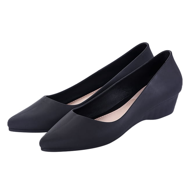 XZNGL Summer Solid Color Jelly Shoes Fashion Non-slip Soft Bottom Womens Shoe Sandals