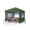 Green, variant on Kojooin 10x10 FT Instant Pop-Up Canopy Tent with 3 Removable Sidewalls, One-Push Quick Setup, Commercial-Grade Waterproof Sun Shelter, Adjustable Height, Black Outdoor Event Tent
