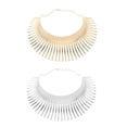 thumbnail image 2 of Collier Collier Déclaration pour Femmes Collier Collier Bavoir Collier Bijoux de Mode Doré, 2 of 9