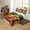 Red Golden Green, variant on Erosebridal Kawaii Dog Comforter Cover Queen,Floral Flower Bedding Sets Queen Size,Truck Decor,Reversible,3pcs(No Comforter)