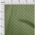 thumbnail image 1 of oneOone Cotton Silk Fabric Dot & Floral Block Printed Craft Fabric BTY 42 Inch Wide, 1 of 4
