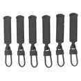 thumbnail image 1 of Metal Zipper Head, Rustproof 6Pcs Zipper Pull Tab  For Handbags Black, 1 of 8