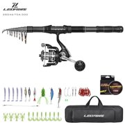 Fishing Rod and Reel Combos Telescopic Fishing Pole with Spinning