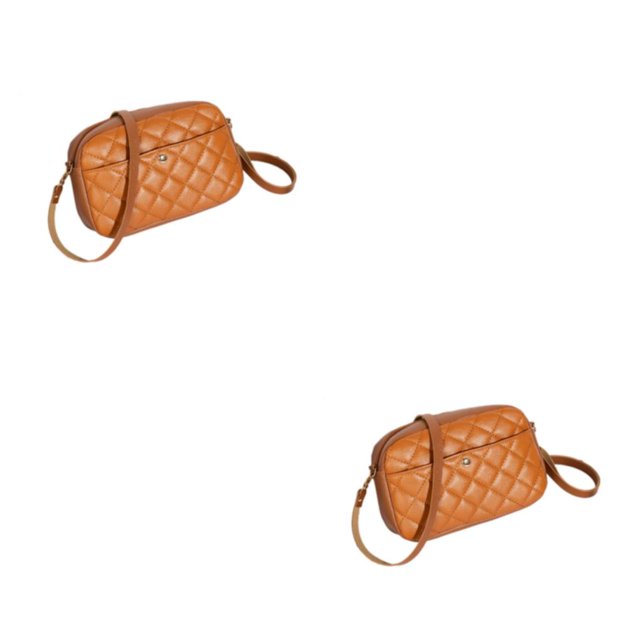 Ruiboury Portable And Practical Shoulder Bag Designed For Fashionable And Versatile Gifts brown 2Set