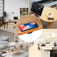 thumbnail image 4 of 15W Invisible Wireless Charger 20MM Air Separation Fast Charging Easy Installation Quick Charger,1 * wireless charger 3 * screw,Black, 4 of 7