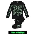 thumbnail image 1 of Pyjama Squelette Phosphorescent Pyjama pour Tout-Petits Enfants Garçons Phosphorescent Halloween Squelette Ensemble de Nuit en Coton, 1 of 7