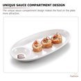 thumbnail image 4 of Ceramic Breakfast Plate Multi-function Food Tray Divided Plate Sushi Display Plate Snacks Plate, 4 of 8