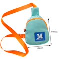 thumbnail image 2 of Fashion Kids Chest Bag Canvas Letter Crossbody Bags Simple for Children (Black), 2 of 7
