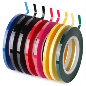Bande de tableau blanc, 8 Pack, Couleurs assorties, Bande mince pour tableau d'effacement à sec, Accessoires de tableau blanc, Accessoires pour panneau d'elimination,8 x Bande mince