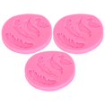 thumbnail image 3 of Cergrey 3pcs Feather Pattern Silicone Molds DIY Chocolate Cake Fondant Backing Mould Tool,Silicone Mold,Cupcake Backing Mould, 3 of 8
