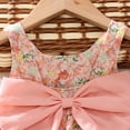 thumbnail image 3 of Robes pour Bébés Filles Robe Tutu pour Bébé Fille Robe d'Été Sans Manches pour Filles avec Chapeaux 2 Pcs Robe de Fête pour Bébé Fille 2-3 Ans, 3 of 4