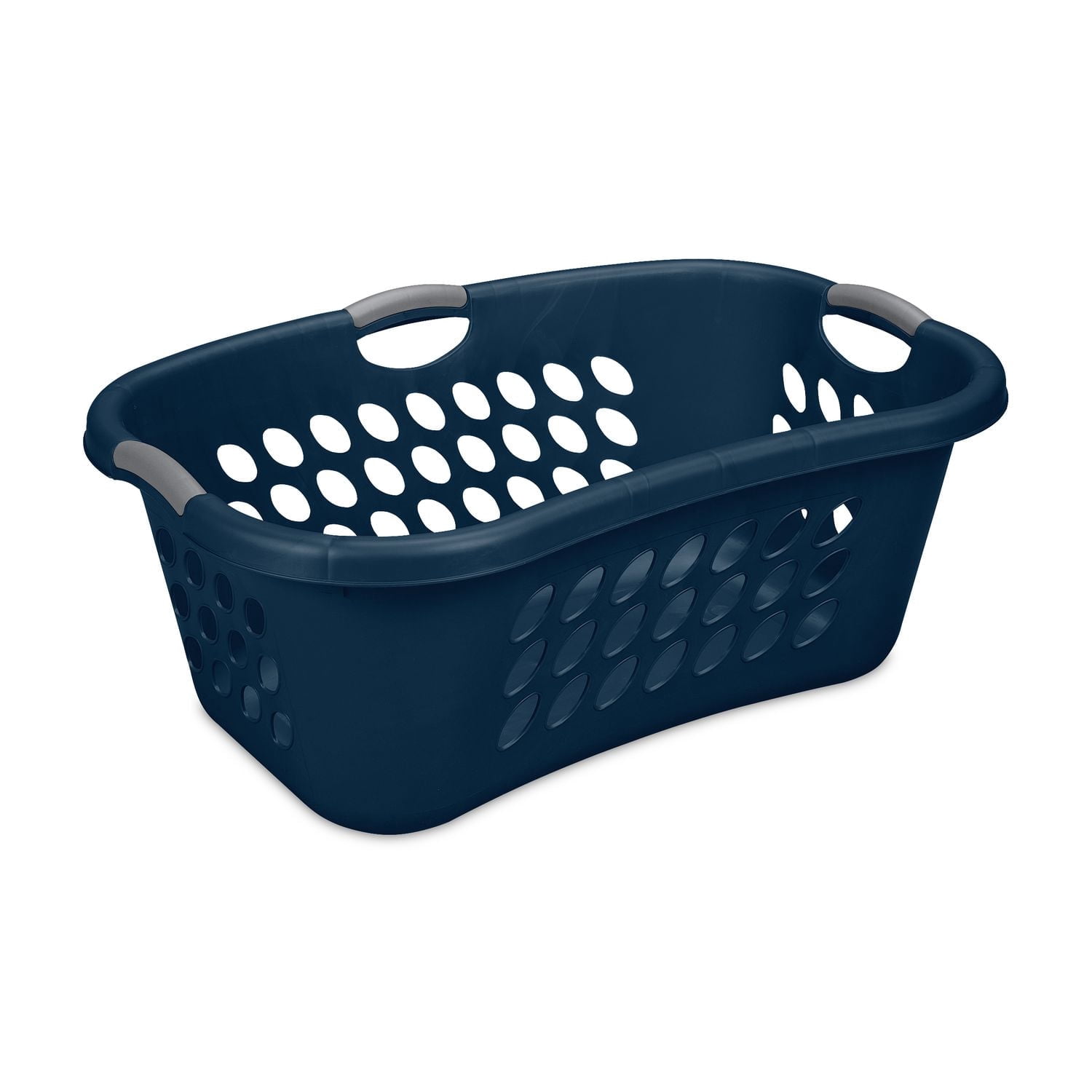 Sterilite Panier à Linge Ergonomique 70L - Bleu Marine