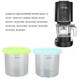 thumbnail image 3 of 2PCS Ice Cream Pint Containers With Silicone Lids, 600ml Reusable Ice Cream Storage Jar Freezer Food Storage Containers Replacement For  NC299AMZ NC300s, Dishwasher Safe, 3 of 8