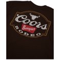 thumbnail image 4 of Coors T-Shirt à Imprimé avant et Arrière de Logo de Banquet Rodéo Brun Coloris - 2Xlarge, 4 of 5