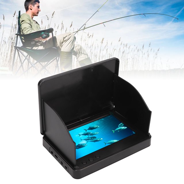 Fish Detector, Waterproof 2500cd Brightness 800 X 480 HD Fishing Camera for Lake
