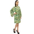thumbnail image 4 of Bimba Robe Kimono à Manches Longues Imprimée Florale pour Demoiselle d'Honneur - 30, 4 of 6