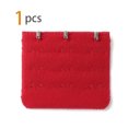 thumbnail image 2 of INSPIRE CHIC Rallonges de Soutien-Gorge pour Femmes à 3 Crochets 3 Rangées Bretelle de Soutien-Gorge Extensible Boucle Crochets Bande de Soutien-Gorge Rouge 1, 2 of 5