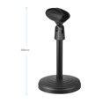 thumbnail image 2 of Sturdy Metal & ABS Desktop Microphone Holder - Fixed 205mm Height, Compact 8.1x4.2x4.2 Inch Design, 347g Lightweight Construction for Stable Mic Placement - Includes 1 Mic Stand, 2 of 6