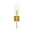 thumbnail image 1 of Living District Elsreth Midcentury Modern 1 Light E26 Brass Wall Sconce, 1 of 4