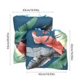 thumbnail image 3 of Patio Chair Cushion Set Of 2 Thickened Seat Pads 17X17/17X21 Inches Printed Design Nylon Spandex Material Fade Resistant Waterproof Outdoor Decor Colorful Pattern Multicolor, 3 of 6